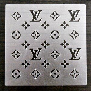 Designer Stencil LV for DIY Craft projects 5x5